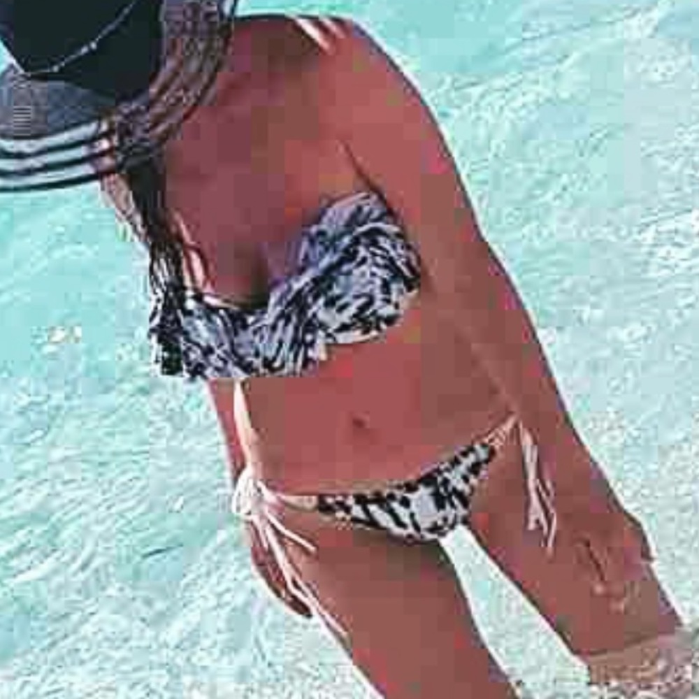 A&F swim suit.